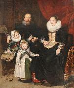 Cornelis de Vos Zelfportret van de kunstenaar en zijn familie oil painting reproduction